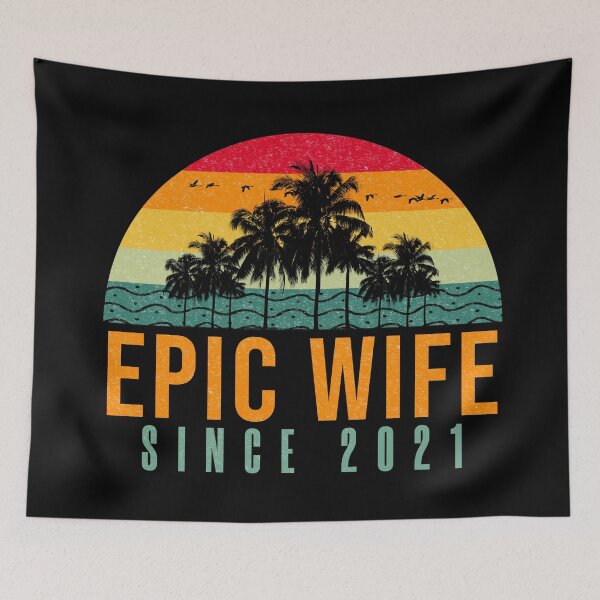 Item preview, Epic Wife Since 2021 - Funny 1st wedding anniversary gift for her designed and sold by PlusAdore.