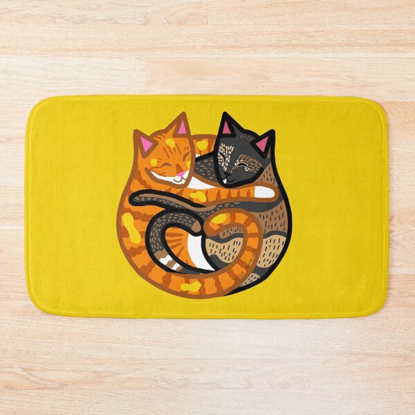 Item preview, Jorts and Jean Cuddling Cats - Buttered designed and sold by JesseIrwinArt.