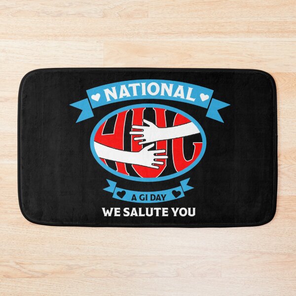 Item preview, National Hug a G.I. Day - National Hugging Day - Veterans Day - International Hug Day designed and sold by happygiftideas.