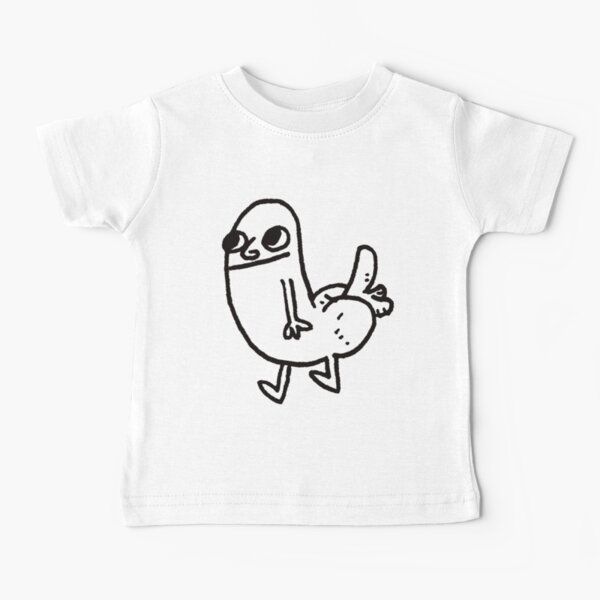 REBELN Dickbutt for President Cotton Short Sleeve T Shirts for Baby Toddler Infant