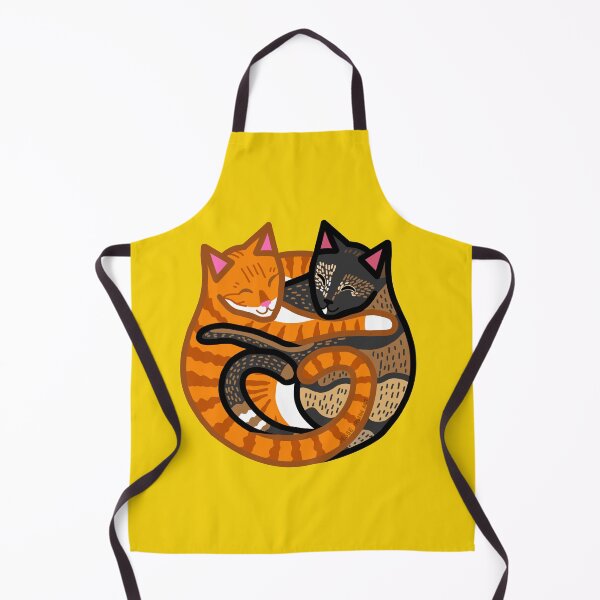 Item preview, Jorts and Jean Cuddling Cats designed and sold by JesseIrwinArt.