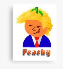 Wacky Peachy Canvas Print