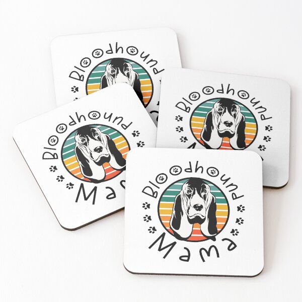 Aperçu de l'œuvre Bloodhound Mama Dog Mom Bloodhound Amant créée et vendue par TKsTees.