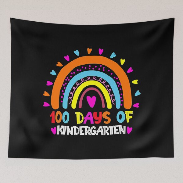 Item preview, 100 Days Of Kindergarten School Teacher Smarter Rainbow designed and sold by abbottdominic.