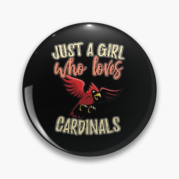Item preview, Just A Girl Who Loves Cardinals designed and sold by MobertsonArt.