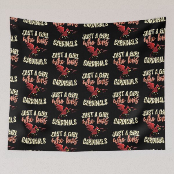 Item preview, Just A Girl Who Loves Cardinals designed and sold by MobertsonArt.
