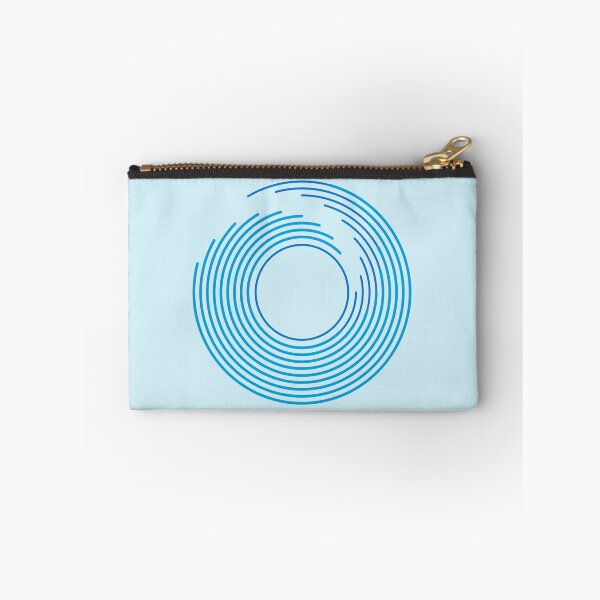 Item preview, Blue Ocean Waves - Blue Spiral Wave Art - Modern Abstract Geometric Art designed and sold by jacnotjac.