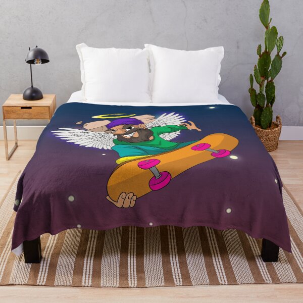 Item preview, Angel Skateboarding Hipster designed and sold by BlackSheepEllis.