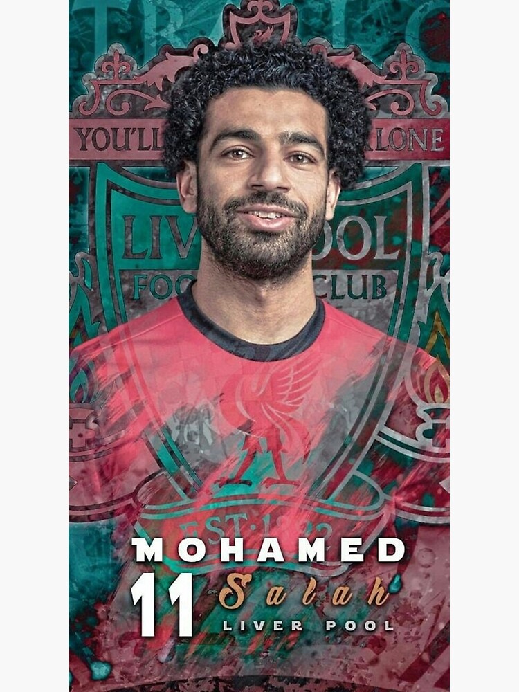 Mohamed Salah Jersey  Poster for Sale by FOliverIsmael