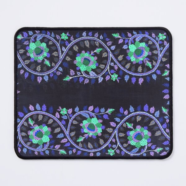 Item preview, Floral Needlepoint Blue and Green Design designed and sold by CriticalC404.