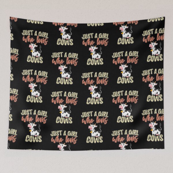 Item preview, Just A Girl Who Loves Cows designed and sold by MobertsonArt.