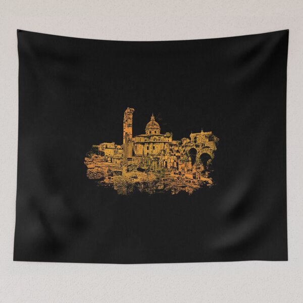 Item preview, Rome - Golden Imperial Forums  designed and sold by AM FineArtPrints.