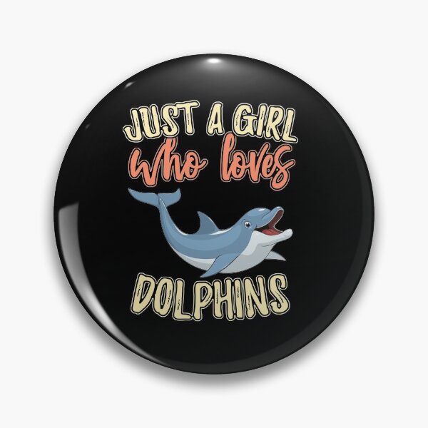 Item preview, Just A Girl Who Loves Dolphins designed and sold by MobertsonArt.