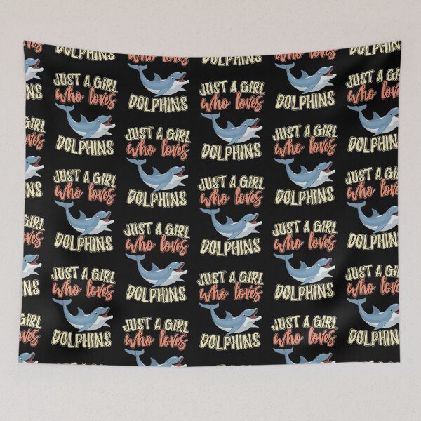 Item preview, Just A Girl Who Loves Dolphins designed and sold by MobertsonArt.