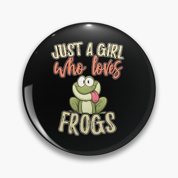 Item preview, Just A Girl Who Loves Frogs designed and sold by MobertsonArt.