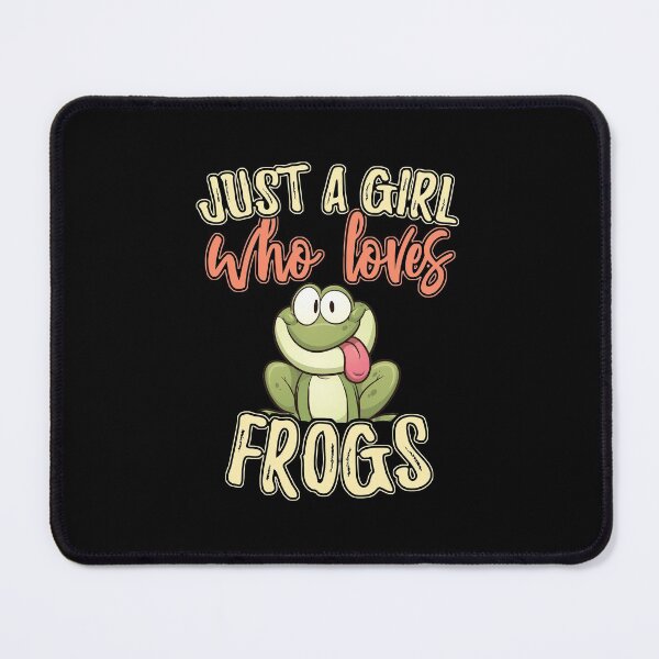 Item preview, Just A Girl Who Loves Frogs designed and sold by MobertsonArt.