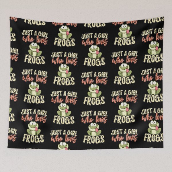 Item preview, Just A Girl Who Loves Frogs designed and sold by MobertsonArt.