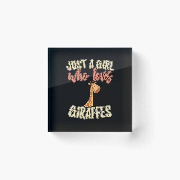 Item preview, Just A Girl Who Loves Giraffes designed and sold by MobertsonArt.