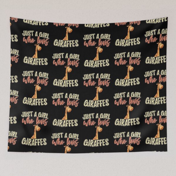Item preview, Just A Girl Who Loves Giraffes designed and sold by MobertsonArt.