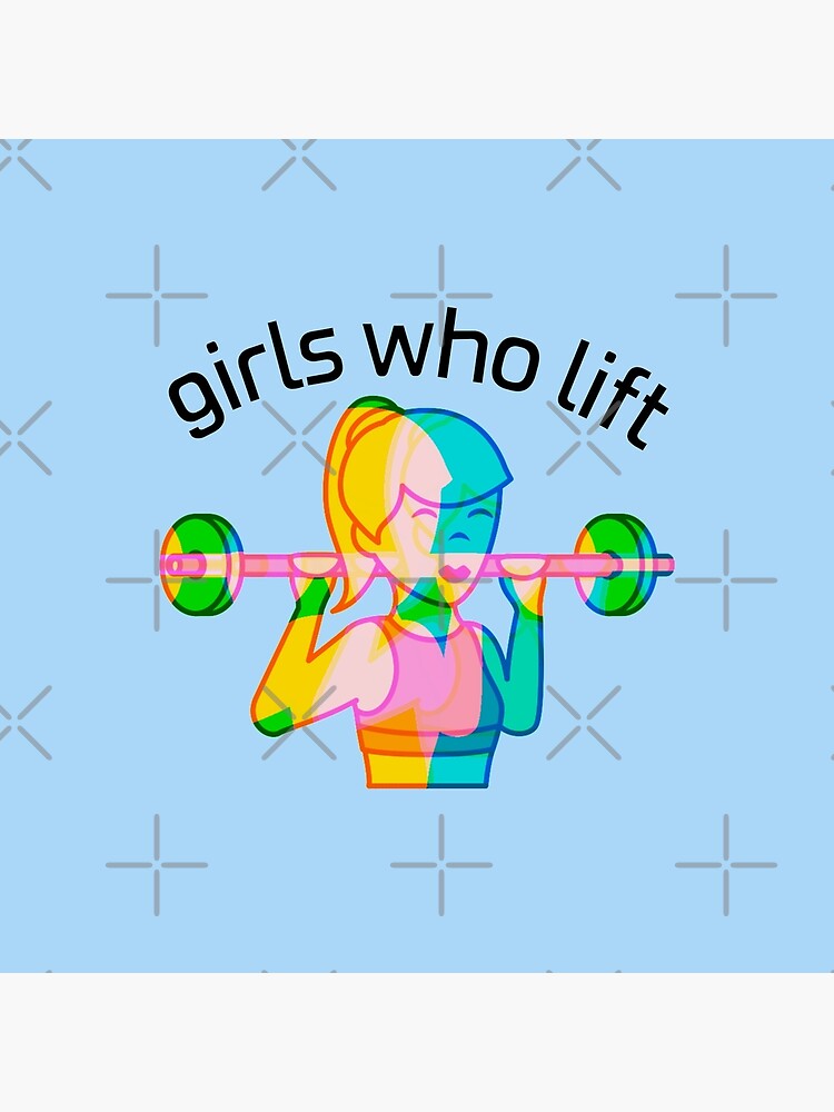 Girls who lift Art Board Print for Sale by BronikowskiART