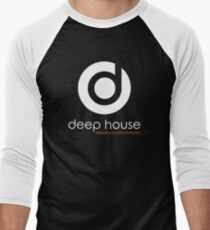 Deep House Music DJ Love the Beats Men's Baseball ¾ T-Shirt