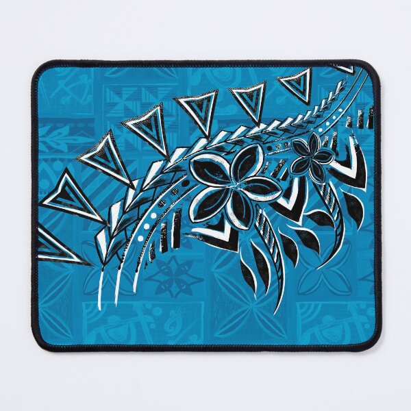 Item preview, Old Samoa Teal Tribal Primitive designed and sold by sunnthreads.