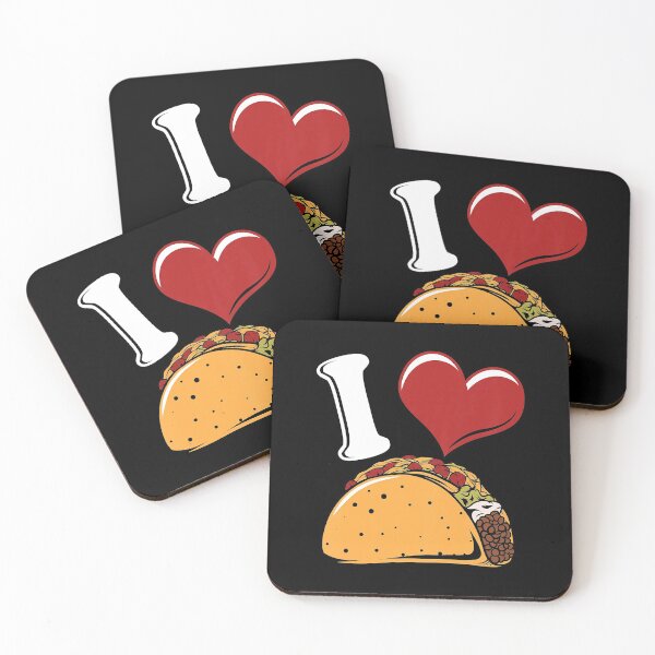 Item preview, I Love Tacos Funny Food Themed Taco Lover designed and sold by RobertJason.