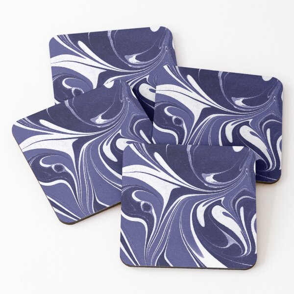 Item preview, Purple Blue Very Peri Abstract Watercolor Surface Texture Decor Design IV designed and sold by Irina Sztukowski.