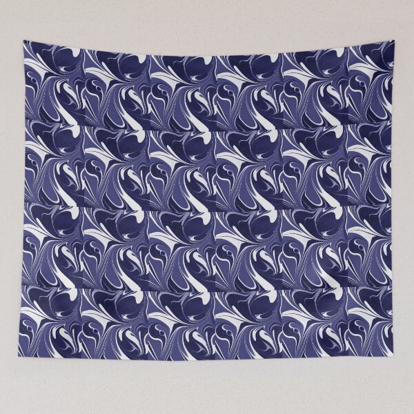 Item preview, Purple Blue Very Peri Abstract Watercolor Surface Texture Decor Design IV designed and sold by Irina Sztukowski.