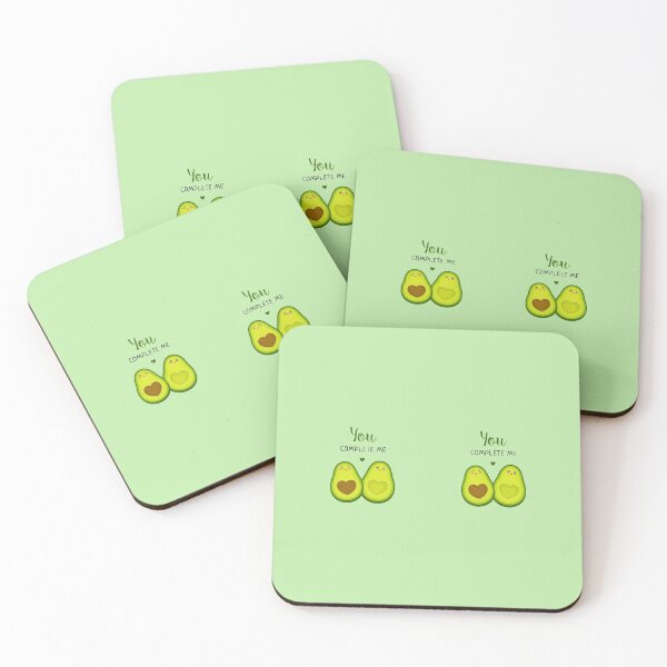 Item preview, You complete me Cute Love Avocado Girlfriend Boyfriend Anniversary  designed and sold by TwinkleBaby.
