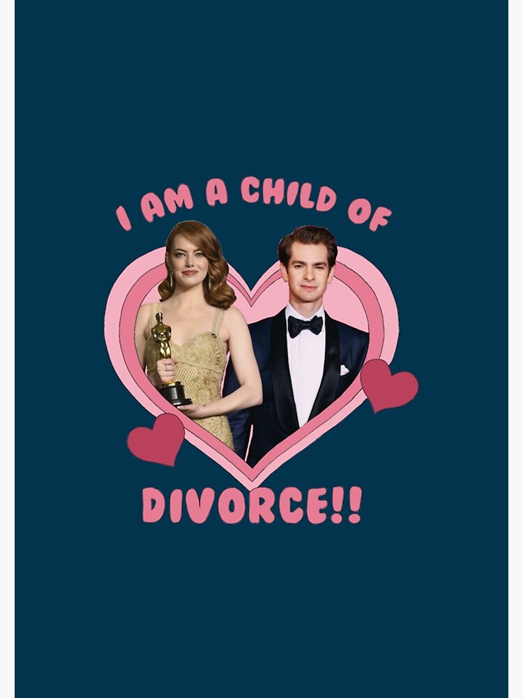 andrew garfield and emma stone child of divorce | Sticker