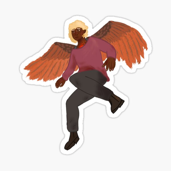 Winged Human - Phoenix Sticker