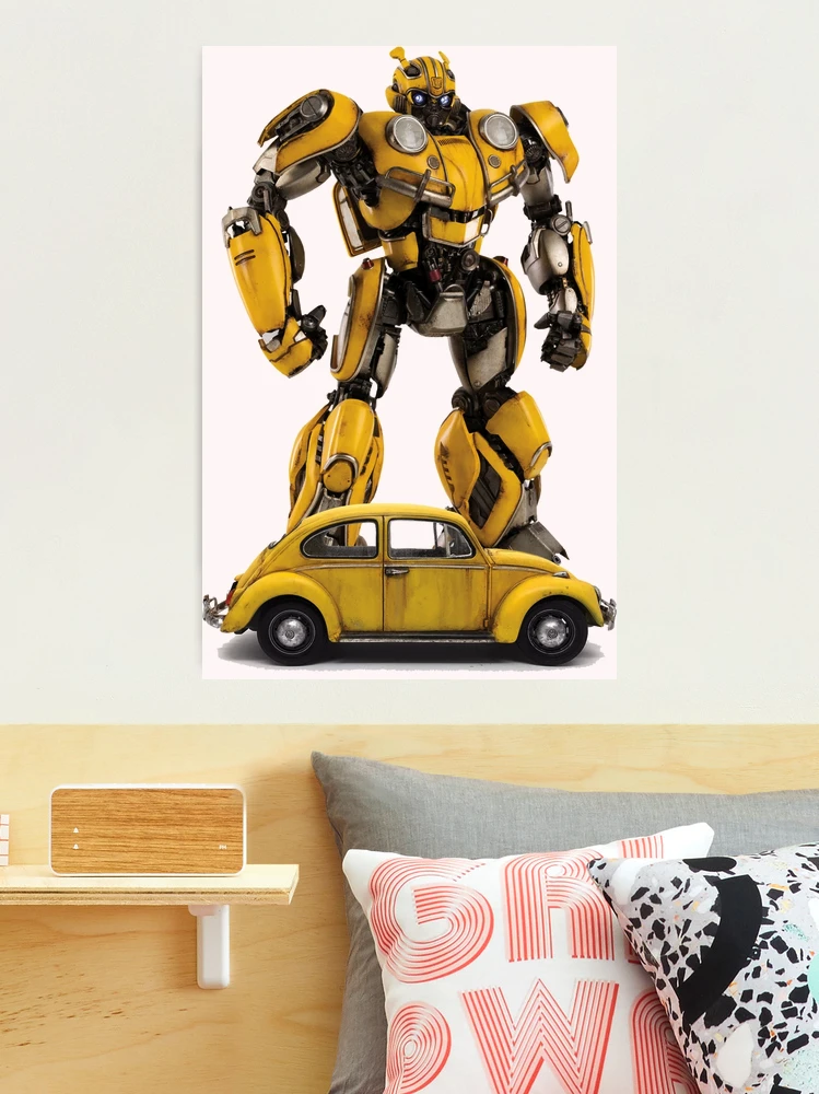 TRANSFORMERS Movie BUMBLEBEE Promo Shot Full Body Window Cling Sticker NEW