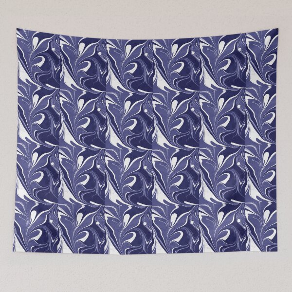 Item preview, Purple Blue Very Peri Abstract Watercolor Surface Texture Decor Design VI designed and sold by Irina Sztukowski.