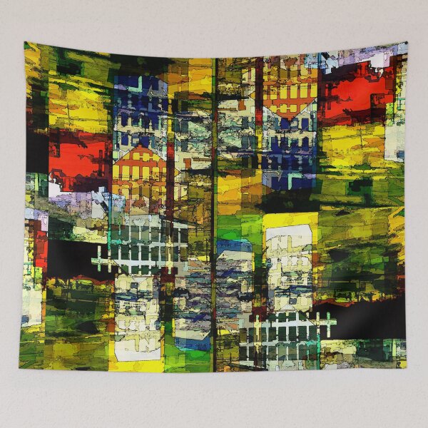 Item preview, Colorful City Scene designed and sold by Phil Perkins.
