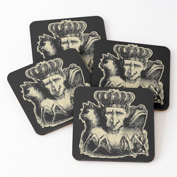 Item preview, Demon King Bael illustration from Infernal Dictionary, 1818 designed and sold by monsterplanet.