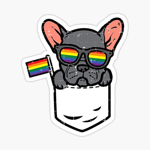 bulldogs gay pride stickers