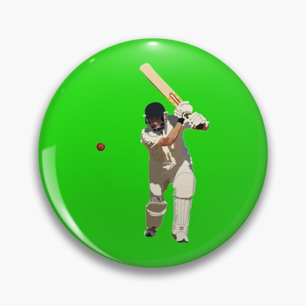 Item preview, Cricket batsman designed and sold by Guido Isidrón Suárez.