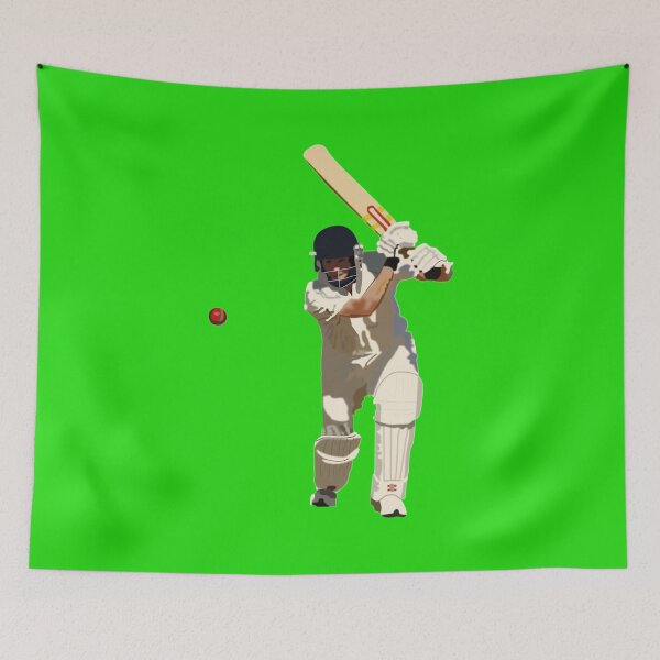 Item preview, Cricket batsman designed and sold by Guido Isidrón Suárez.