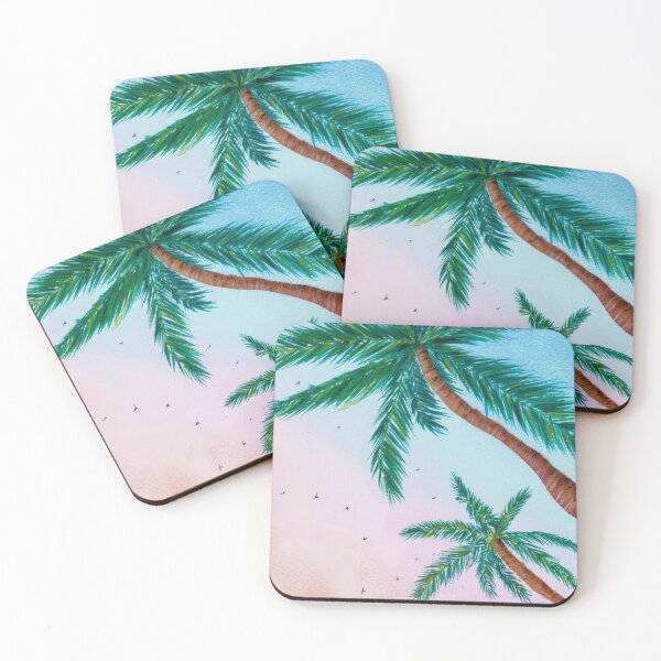 Item preview, Summer palm trees designed and sold by joroooart.