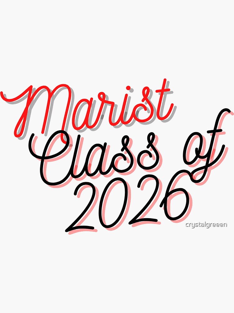 Marist Class Of 2026 Sticker For Sale By Crystalgreeen Redbubble 0613