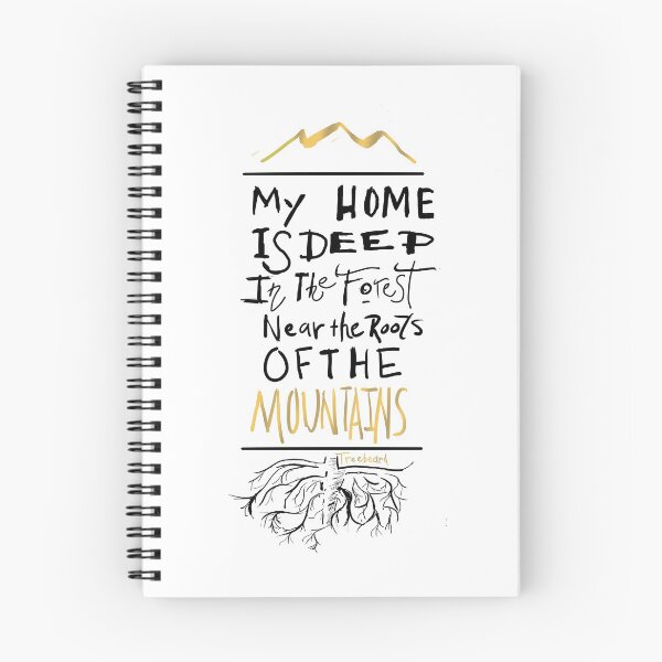 Item preview, My Home is deep in the Forest, Near the Roots of the Mountains. - Treebeard (J.R.R.Tolkien) designed and sold by Indihannah1.