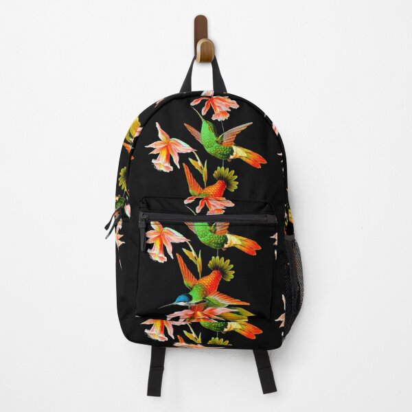 Item preview, Cheerful vintage illustration of a pair of hummingbirds in flight  designed and sold by Floradigital.