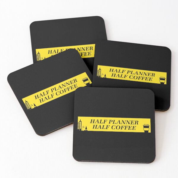 Item preview, Half Planner Half Coffee - Urban Planning designed and sold by Picket Club.