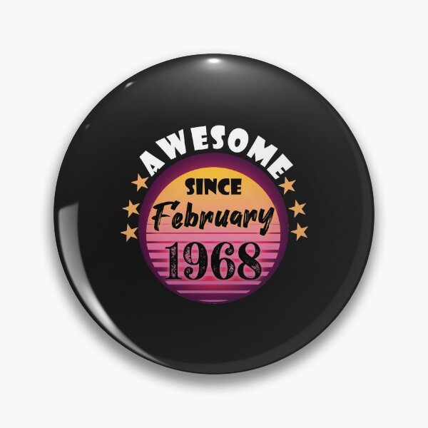 Artikelvorschau, Awesome Seit Februar 1968 Geburtstag 1968 Februar Vintage entworfen und verkauft von minadebbieark.