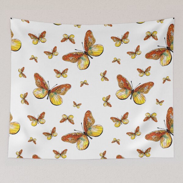 Item preview, Yellow butterflies designed and sold by stylebytara.