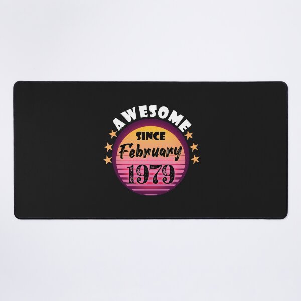 Item preview, Awesome Since February 1979 Birthday 1979 February Vintage designed and sold by minadebbieark.