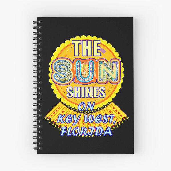 Item preview, Key West FL Sun Shines Florida Artful Sunshine designed and sold by artfulnotebook.