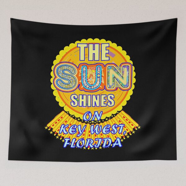 Item preview, Key West FL Sun Shines Florida Artful Sunshine designed and sold by artfulnotebook.