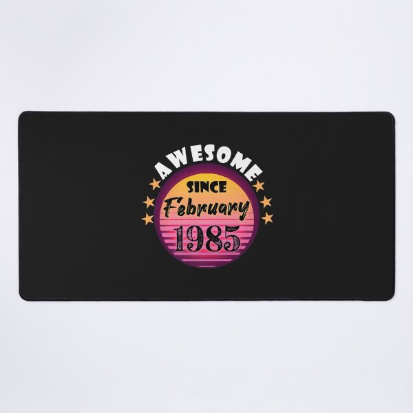 Item preview, Awesome Since February 1985 Birthday 1985 February Vintage designed and sold by minadebbieark.